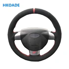 Замшевая кожа на заказ для Ford Focus 2 2005 2006 2007 2008 2009 2010 2011 (3 Спицы) интерьер автомобиля