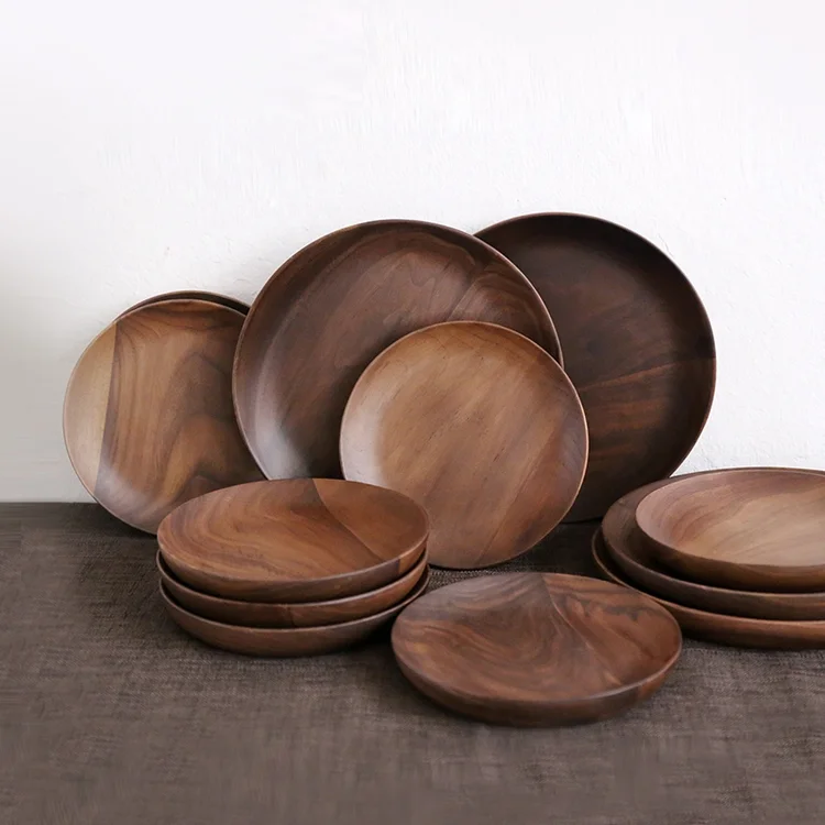 

Cute Dessert Cake Stand Vintage Wooden Afternoon Tea Fruit Candy Snack Cake Stand Serving Dishes Platos Kitchen Supplies DG50TD