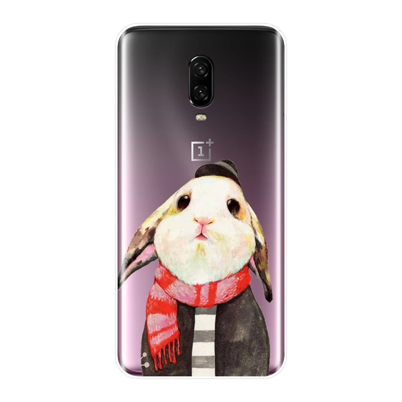 Мягкая задняя крышка для OnePlus 3 3T 5 5T 6 6T чехол телефона из силикона мопс собака