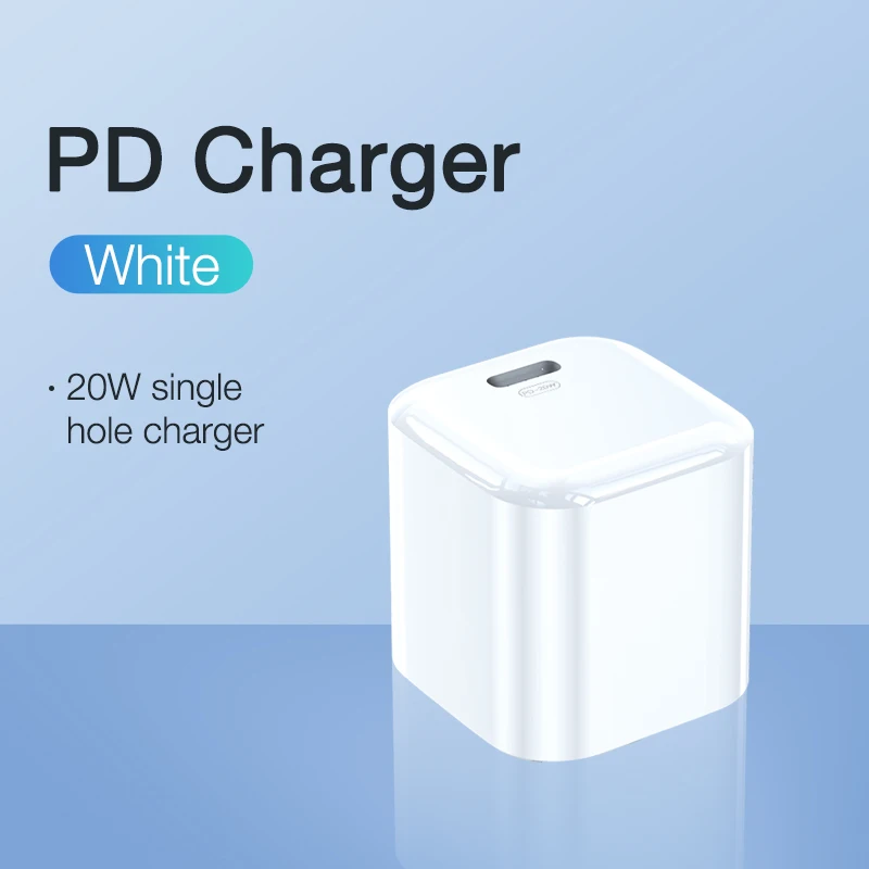 Cafele Ice Cubes PD Charger For iPhone 12 11Pro Max Mini 20W Fast Charging Phones Type-c Charger For iPhone 8 Plus X XS Max iPad