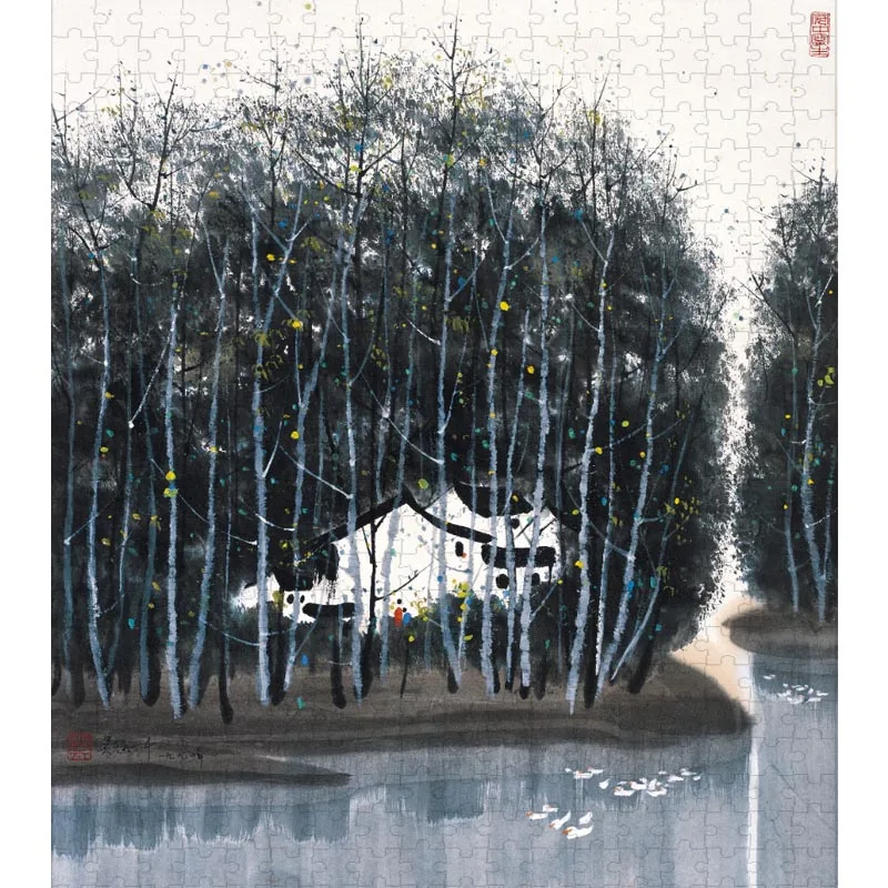 Пазл с изображением Микеланджело деревянный HD китайская живопись всемирно