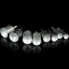 6 шт 11-16 мм 600 зернистости тонкой песочные бусины полировки фрезы круглые шарики отделка шлифовальные вогнутый цилиндр алмазная шлифовальная головка