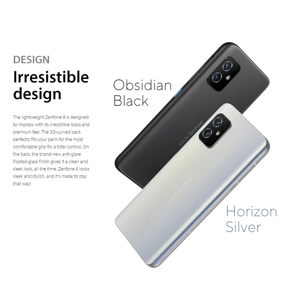 Tanie ASUS Zenfone 8 5G Smartphone Wersja Globalna 8GB 256GB Snapdragon 888 5.9 ''IP68 Wodoodporny Android OTA NFC Telefon Komórkowy Wersja HK