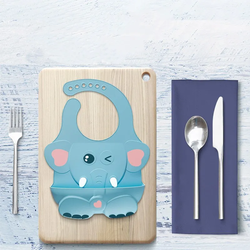 Baberos impermeables para beb&eacute;, alimentaci&oacute;n, silicona, toalla de saliva, reci&eacute;n nacido, delantales de dibujos animados, ajustable, distintos estilos-1