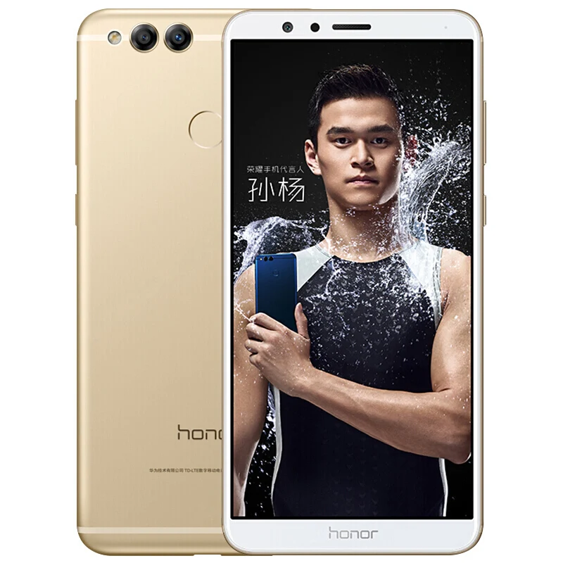 Оригинальный Honor 7X 4 аппарат не привязан к оператору сотовой связи мобильный