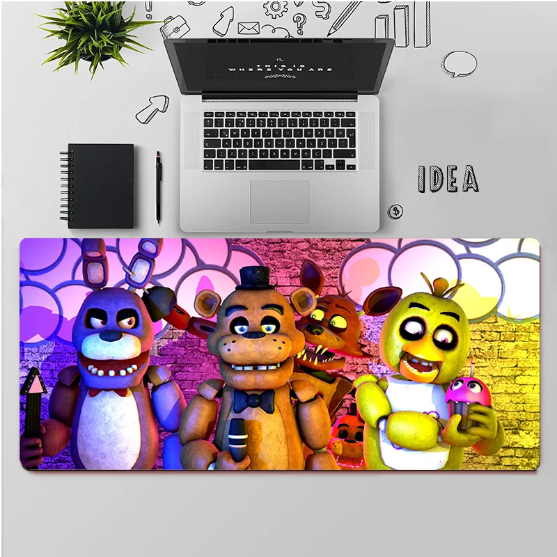 

Maiya High Quality Five Nights at Freddy's Locking Edge Mouse Pad Game Free Shipping Large Mouse Pad Keyboards Mat