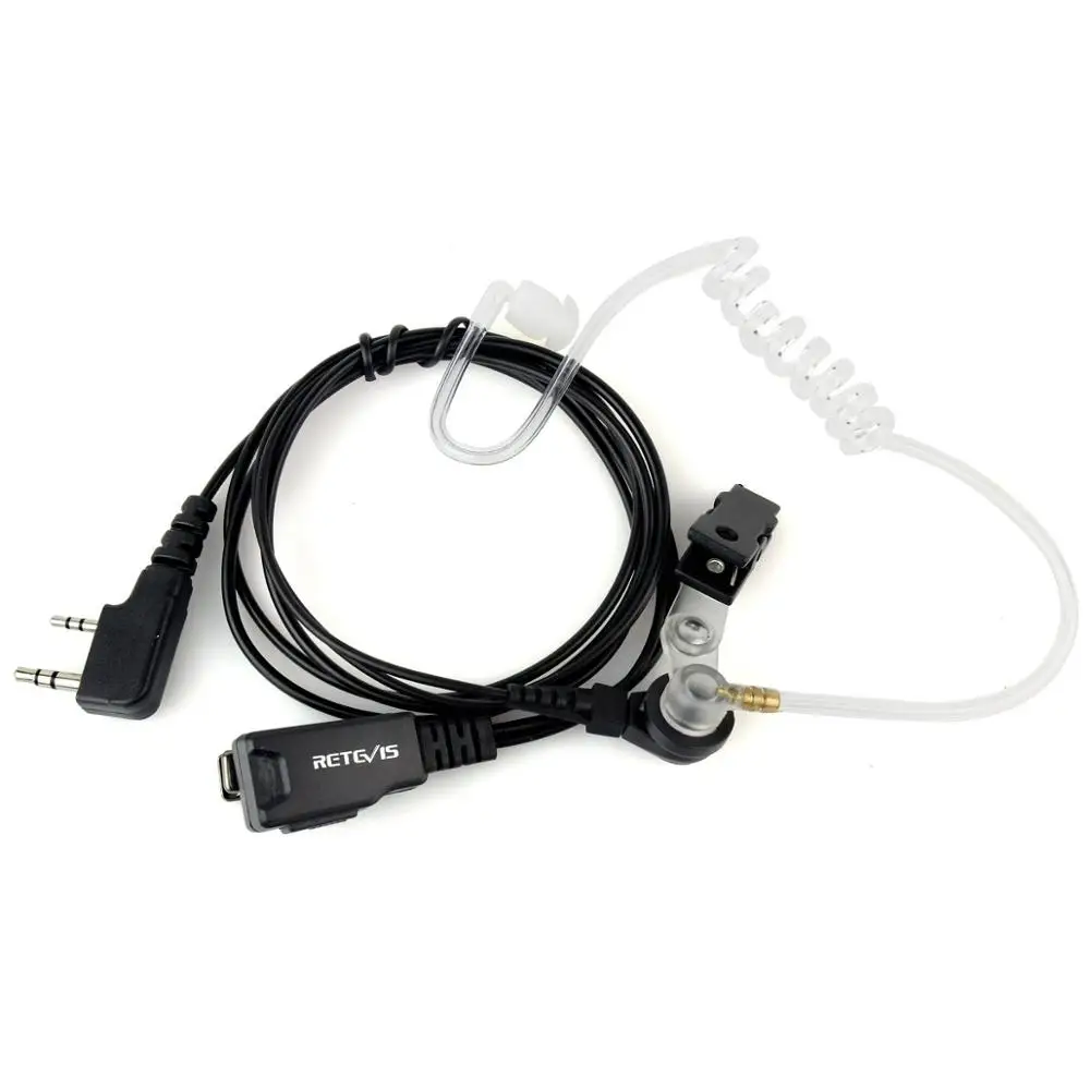 Новинка Retevis 2 Pin Акустическая трубка гарнитура наушник для Kenwood радиостанции HYT