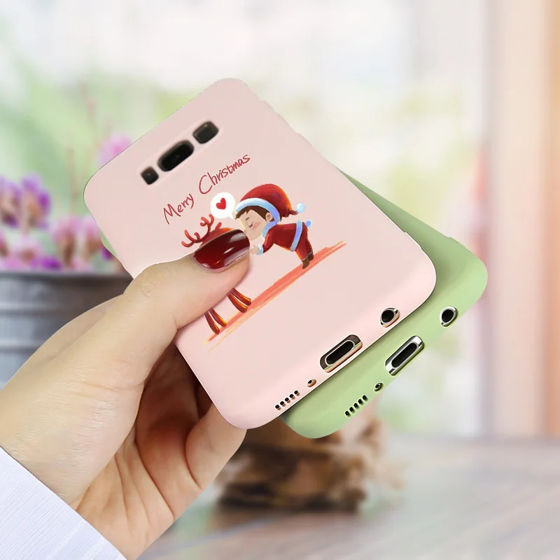 Рождественский подарок чехол из ТПУ для Samsung A50 A40 A30 A20 A10 A70 J4 J6 Plus 2018 A5 2017 A8 A7