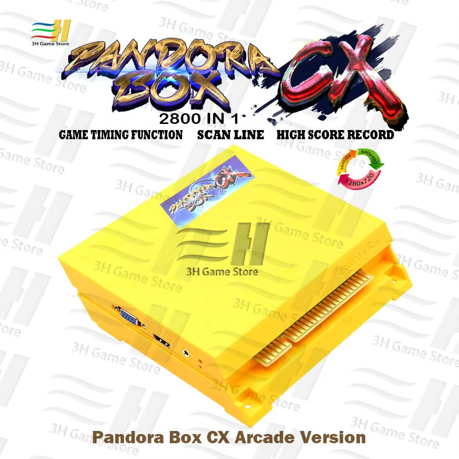 2021 Pandora box CX 2800 в 1 аркадная игровая доска VGA CGA HDMI Совместимость crt jamma pcb доски