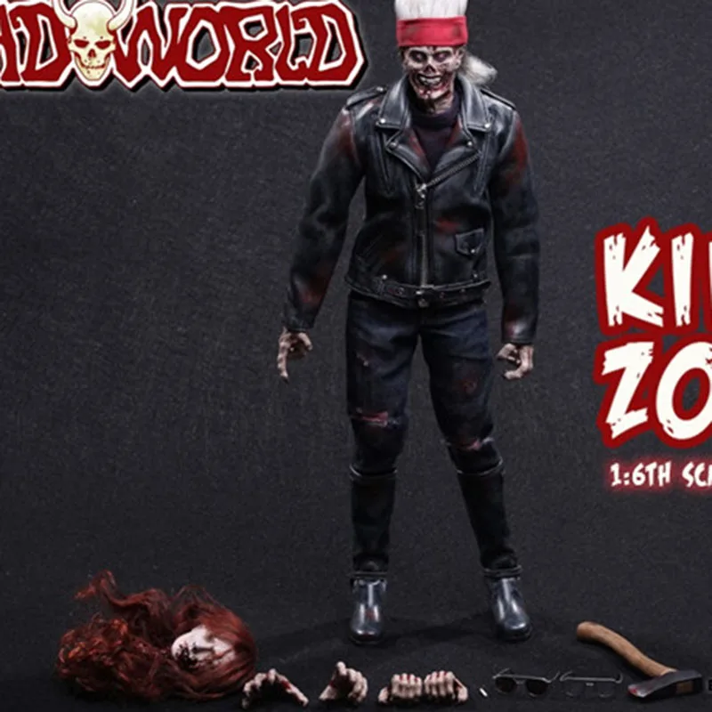 

Модель одежды TBleague Dead World King с головой зомби, 1/6, фигурка 12 дюймов