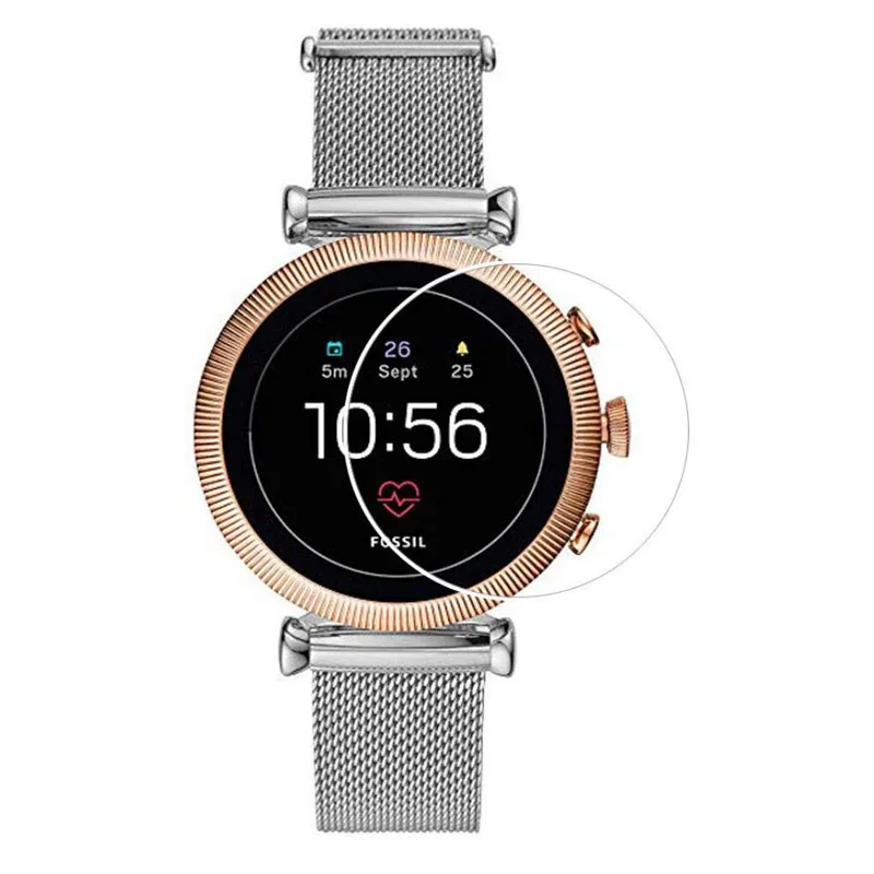 

Tempered Glass Protective Film Guard For Fossil Sloan HR Gen 4 Generation Watch Smartwatch Screen Protector Cover Protection