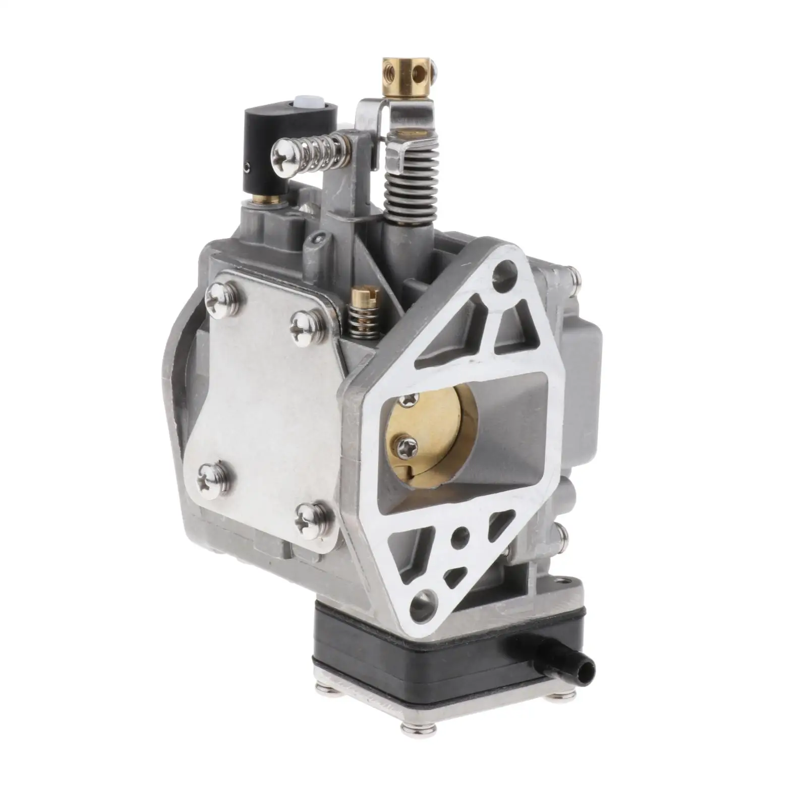 

6B4-14301 Middle Carburetor 135mm Aluminum Durable Sturdy For Yamaha 9.9HP 15HP Earrow Boat Motor Aftermarket parts (2 Stroke)