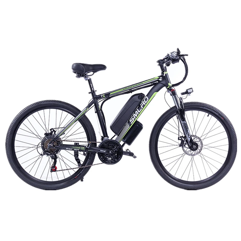 

Smlro C6 Electric Mountain Bike 500W/1000W 26inch Electric Bicycle with Removable 48V 13Ah Battery 21 Speed Shifter Ebike