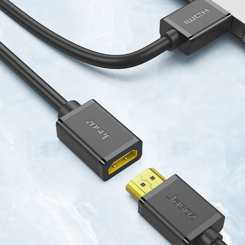 Удлинительный кабель Jasoz HDMI передачи данных со штекером на гнездо медный 4K HD