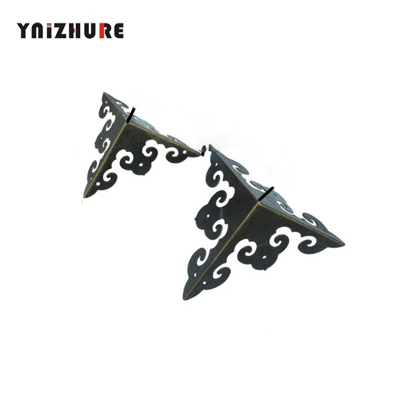 Деревянная коробка облако Coner винный чехол Винтажный треугольные углы Античная