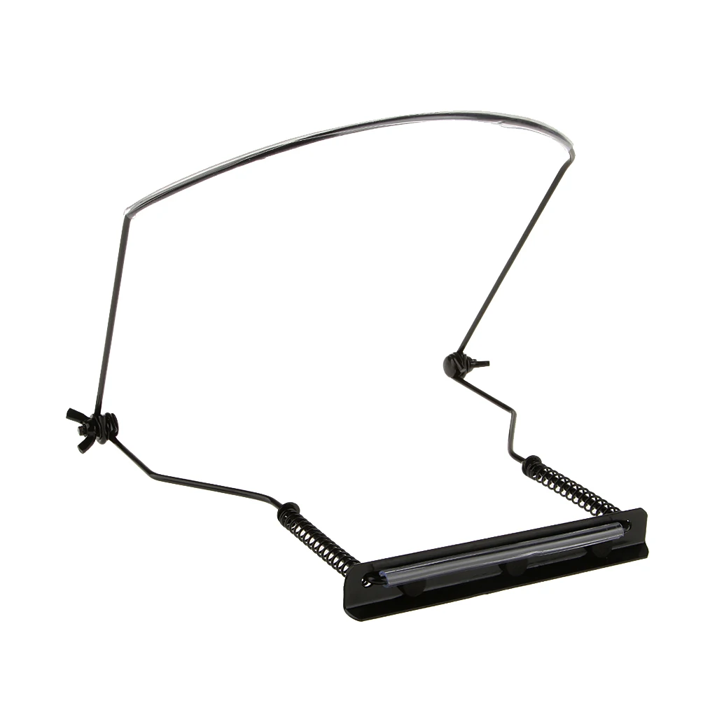 Регулируемый держатель для гармоники черный металлический на шею с 10