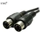 1 м, 1,5 м, 5 футов, MIDI 5-контактный разъем штырь-штырь