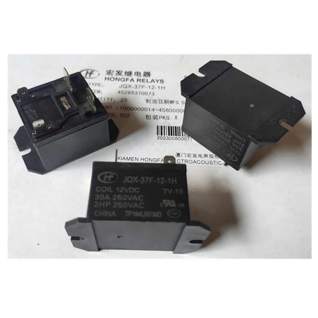 5 шт./лот HF37F-012-1H / HF37F-024-1H/ JQX-37F-12-1H реле мощности для кондиционера воздуха |