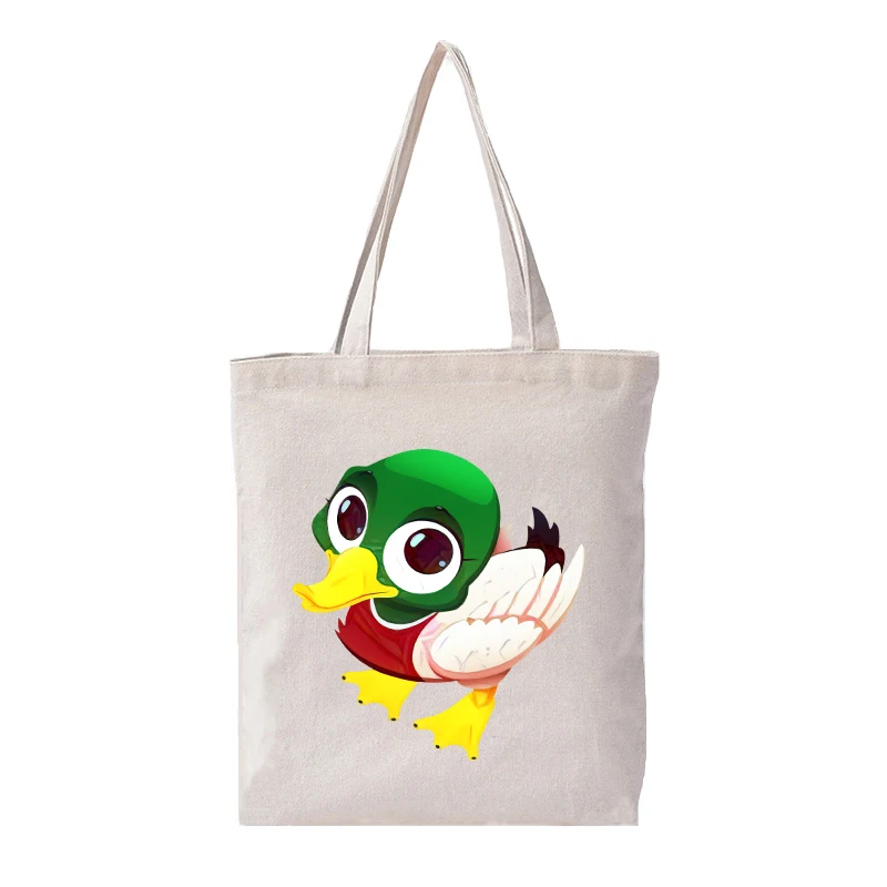 Женская сумка-тоут из хлопка индивидуальные стили животных Холщовая Сумка на