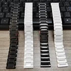 Ремешок керамический для Huawei Watch GT 3 2Pro Band 46 мм 42 мм, браслет для Samsung Galaxy 41 мм 45 мм Active 2, 20 мм 22 мм
