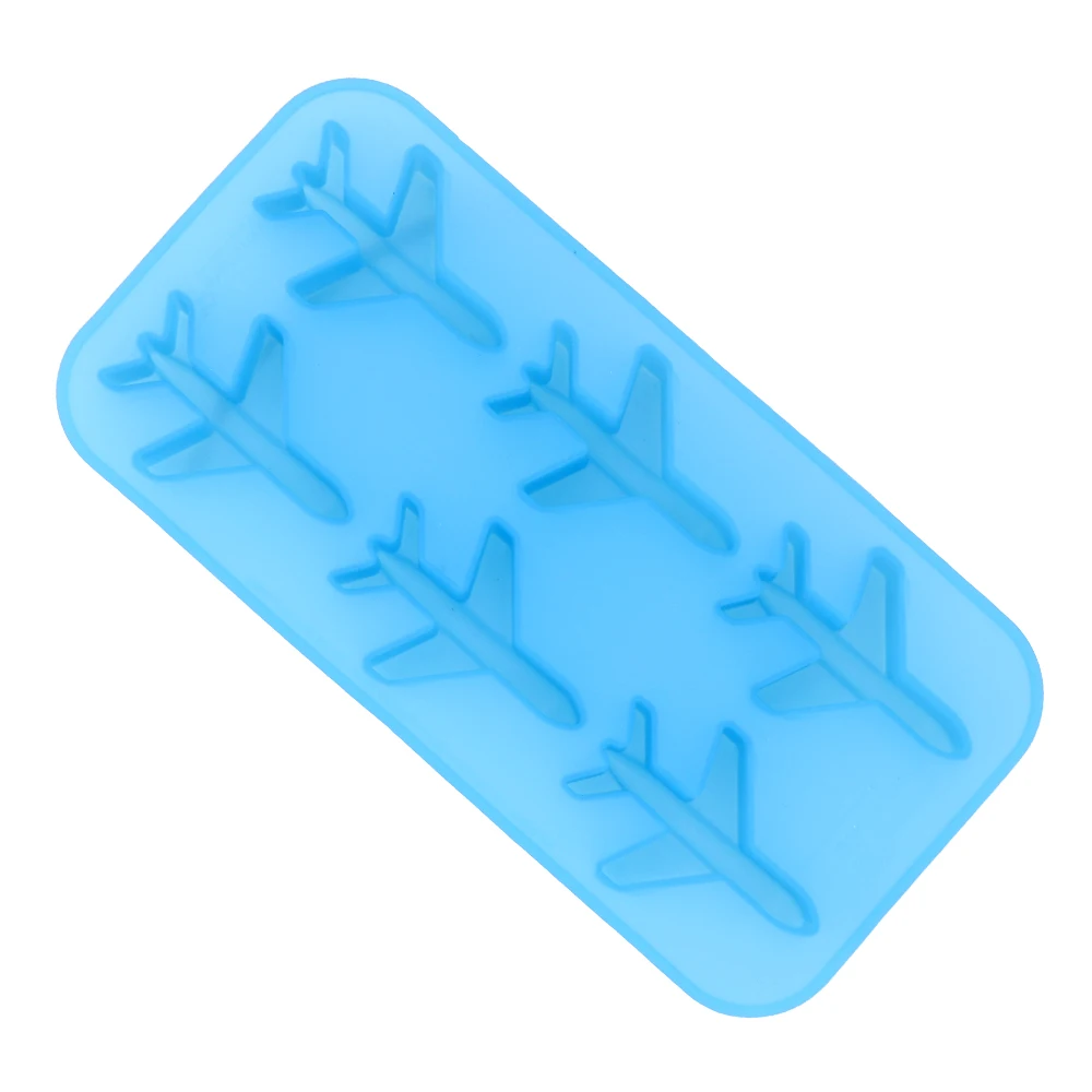 

Silicone 3D Airplane Shape Mold Ice Mold Cube Ball Jelly Pudding Fondant Chocolate Molds Ice Cream Maker Cake Decorating