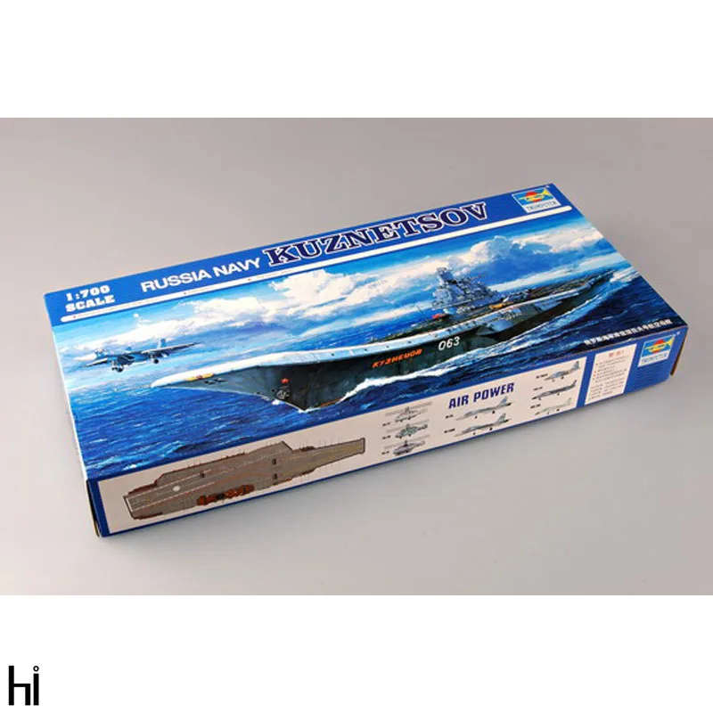 

Trumpeter 05713 1/700 Scale Russian Admiral Kuznetsov Aircraft Carrier Ship Toy Hobby Assembly Plastic Toy Model Building Kit