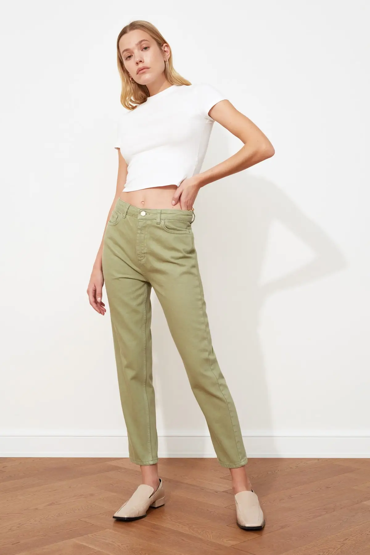 Джинсы с высоким берцем для мамы TWOSS20JE0311 |