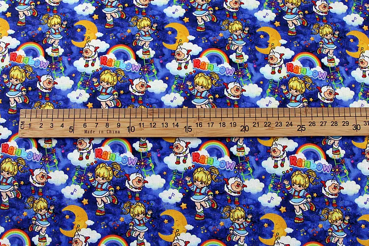 

50*140CM Cartoon Character Cotton Fabric Printed Children Clothing Sewing Quilting Fabrics For Patchwork Needlework DIY Handmade