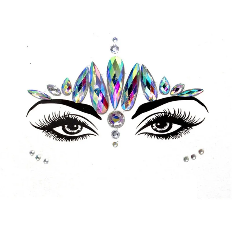 Модные ювелирные изделия акриловые стразы праздничные маскарадные вечерние
