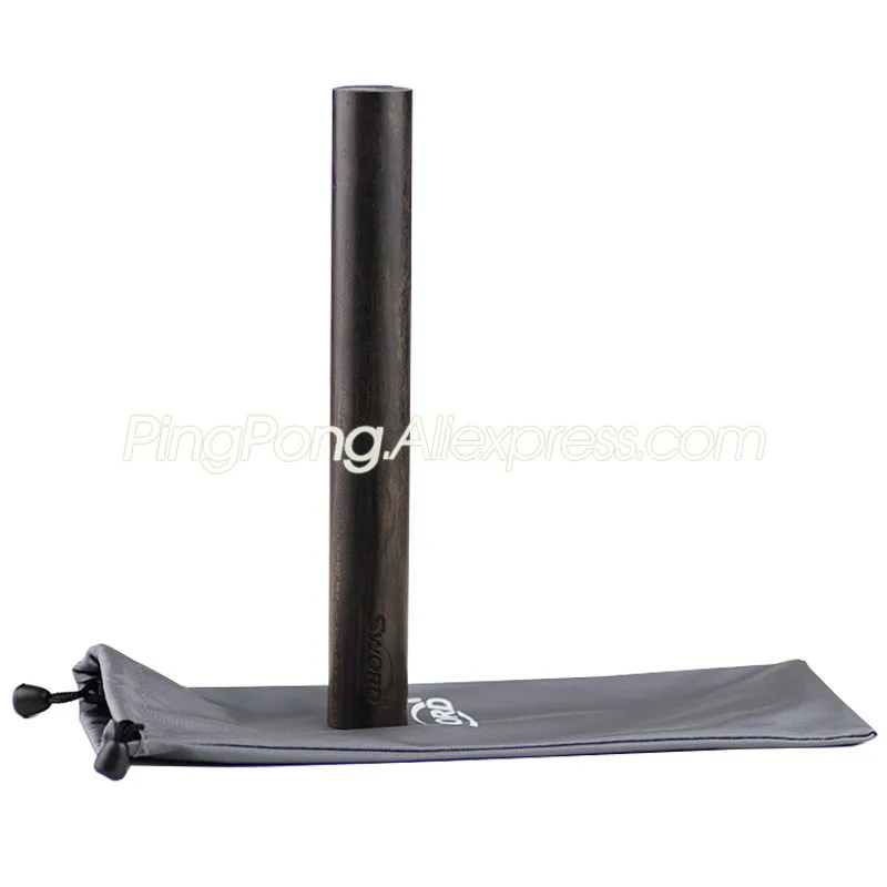 Резиновый роллер для настольного тенниса с сумкой хранения из чистого дерева и