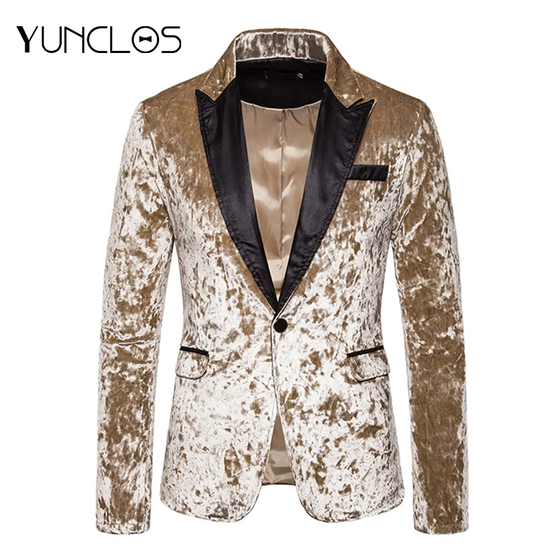 Модные бархатные мужские блейзеры бургундские черные золотистые свадебные