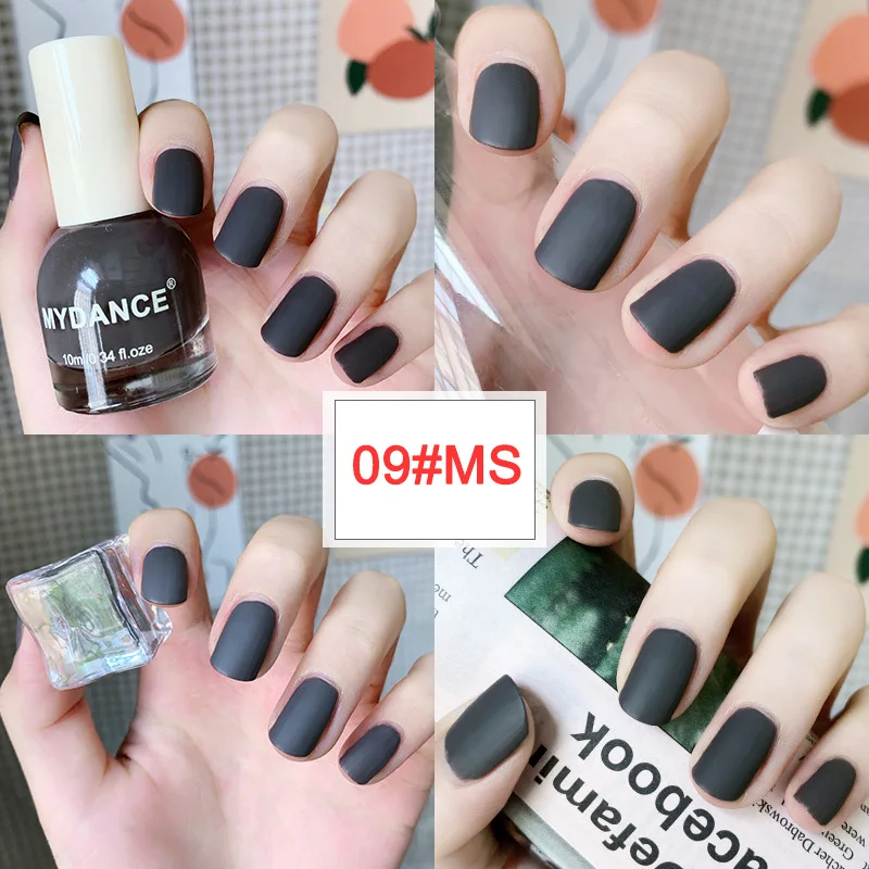 Горячая Распродажа матовый лак для ногтей атласная бархат длительный девочек