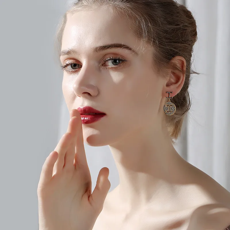 Очаровательные свадебные серьги с кристаллами сексуальные модные женские