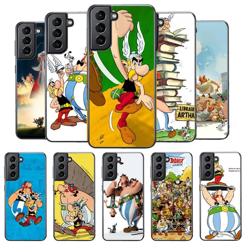 

Anime A-Asterix Phone Case For Samsung S8 S9 S10 S20 plus 5G lite note 20 ultra PC nax fundas cover