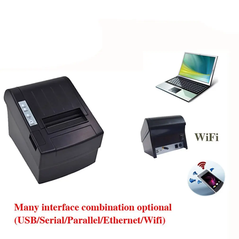POS-8220 компактный беспроводной WIFI POS термопринтер 80 мм автоматический резак USB +