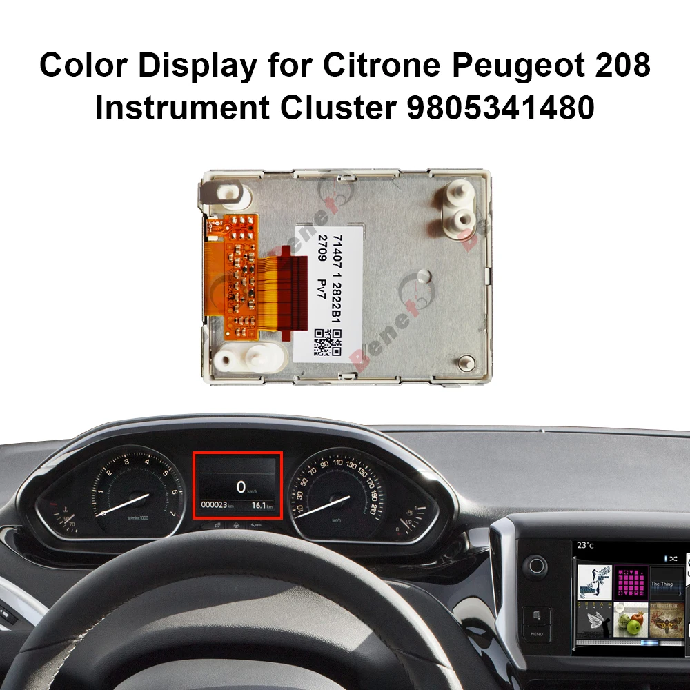 Цветной дисплей для Citrone DS5 и Peugeot 208 2008 кластер инструментов 9805341480 - купить по