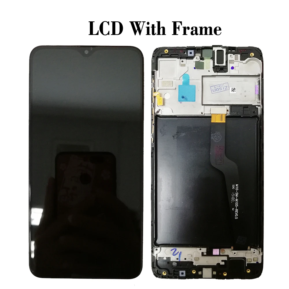 Cena A105 Wyświetlacz LCD Z Ramką Do Samsung Galaxy A10 2019 Ekran Telefonu Komórkowego A105F SM-A105F/DS A105FN A105G A105M Ekran Dotykowy Digitizer Zgromadzenia
