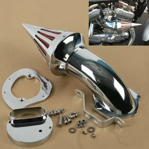 

Motorcycle Spike Air Cleaner Kits Intake Filter For Yamaha V-Star 1100 Dragstar XVS1100 99-Up Vstar 1100 Custom