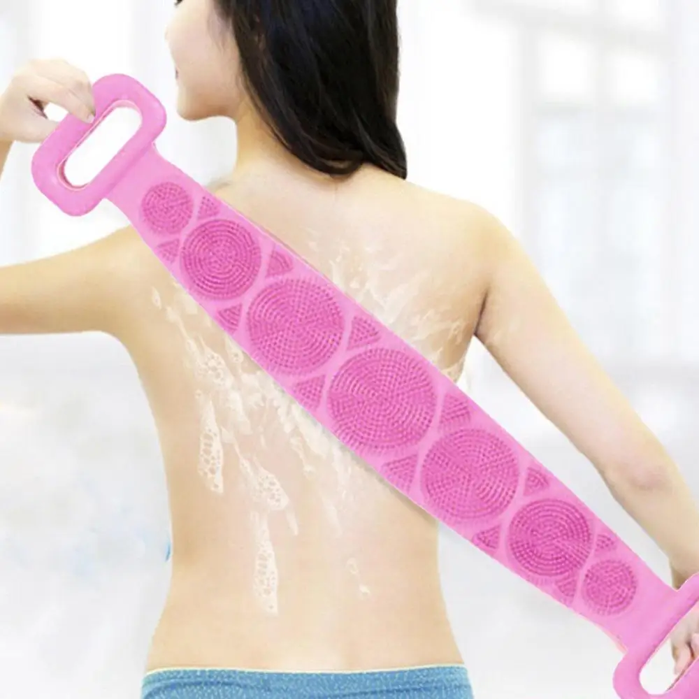 

Silicone Back Exfoliation Brushes Hotel Soft Rubber Washcloths Body Brush Skin Care Multifunction Sponge Bathroom accessories