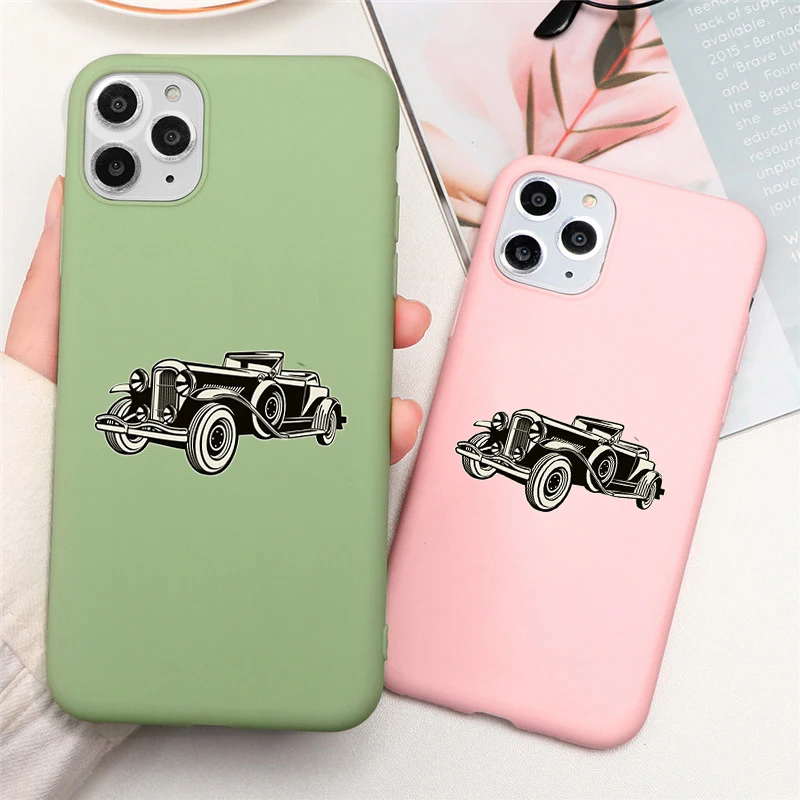 Новые автомобильные вентиляторы ТПУ чехол для телефона iPhone 11 Pro X XS XR MAX 7 8 6 Plus