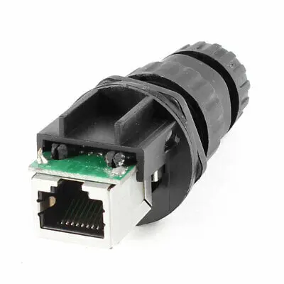 Панельное крепление RJ45 IP67 Водонепроницаемый соединитель M19 Соединительный