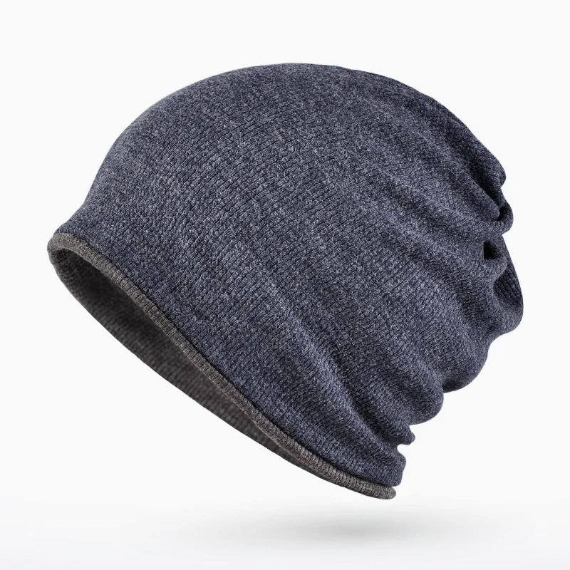 CAMOLAND модные вязаные шапочки Beanie для мужской на зиму и осень шотландская шапочка с защитой Теплая Флисовая шапка мужские спортивные для улицы Beanie шапки