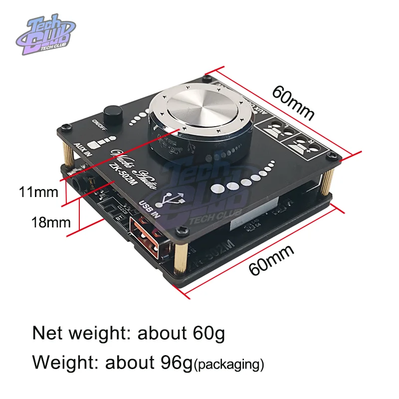 ZK 502M 1002M Мини Bluetooth 5 0 Мощность аудио Плата усилителя 50WX2 100WX2 стерео усилитель