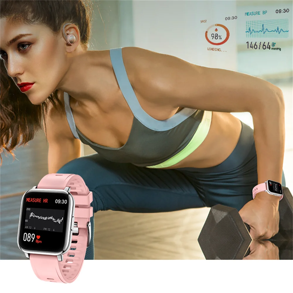 

Smart Watch Men IP68 Waterproof Sports Smartwatch Women Android Reloj Inteligente 2021 Smart Watch For Android Huawei IOS Iphone
