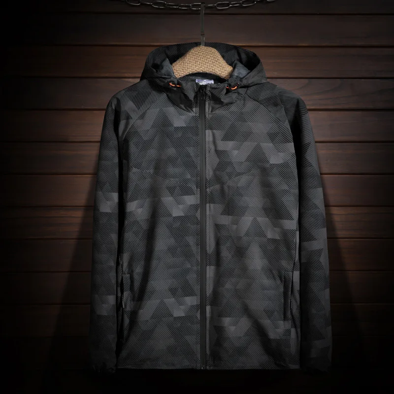 

Осеннее Новое мужское пальто, модная куртка, уличные дорожные ветрозащитные повседневные пальто, тонкие дышащие камуфляжные куртки, Прямая...