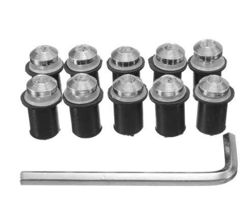 Комплект болтов для крепления ветрового стекла мотоцикла 5 мм винтовые гайки YAMAHA