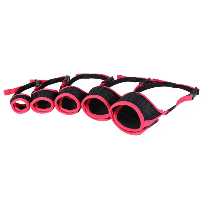

Adjustable Mesh Breathable Anti Bark Bite Chew Dog Muzzles Pet Training