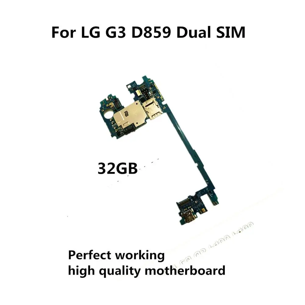 Полнофункциональная оригинальная разблокированная материнская плата 32 ГБ для LG