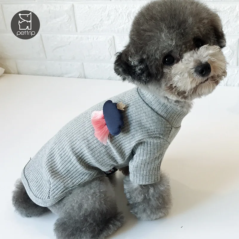 Двухфутовое нижнее белье одежда для собак серого и розового цвета размеры s-xxl