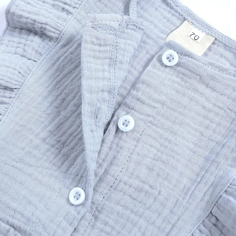 Летнее боди для маленьких девочек Одежда новорожденных мальчиков Комбинезон